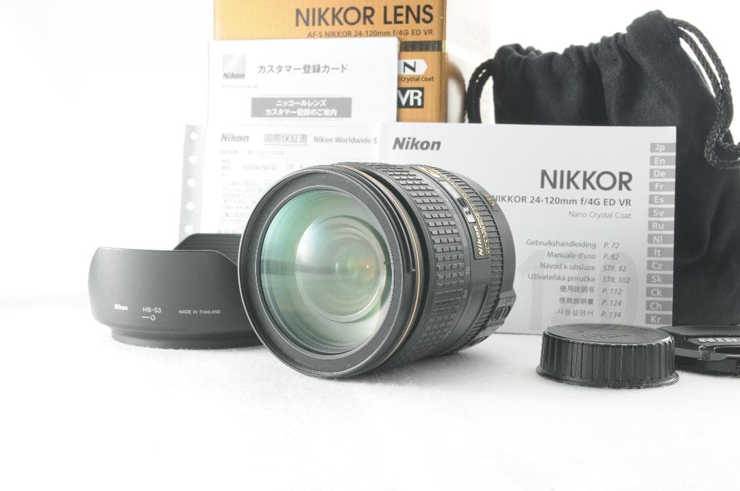 美品 Nikon ニコン AF-S NIKKOR 24-120 4G Amazon | Nikon 標準ズームレンズ AF-S NIKKOR 24-120mm f/4G ED VR