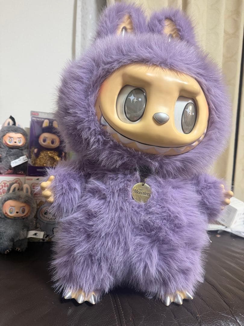 超特大60cmジモモ 羽付きラベンダーエンジェル スペシャルオーダー 紫天使