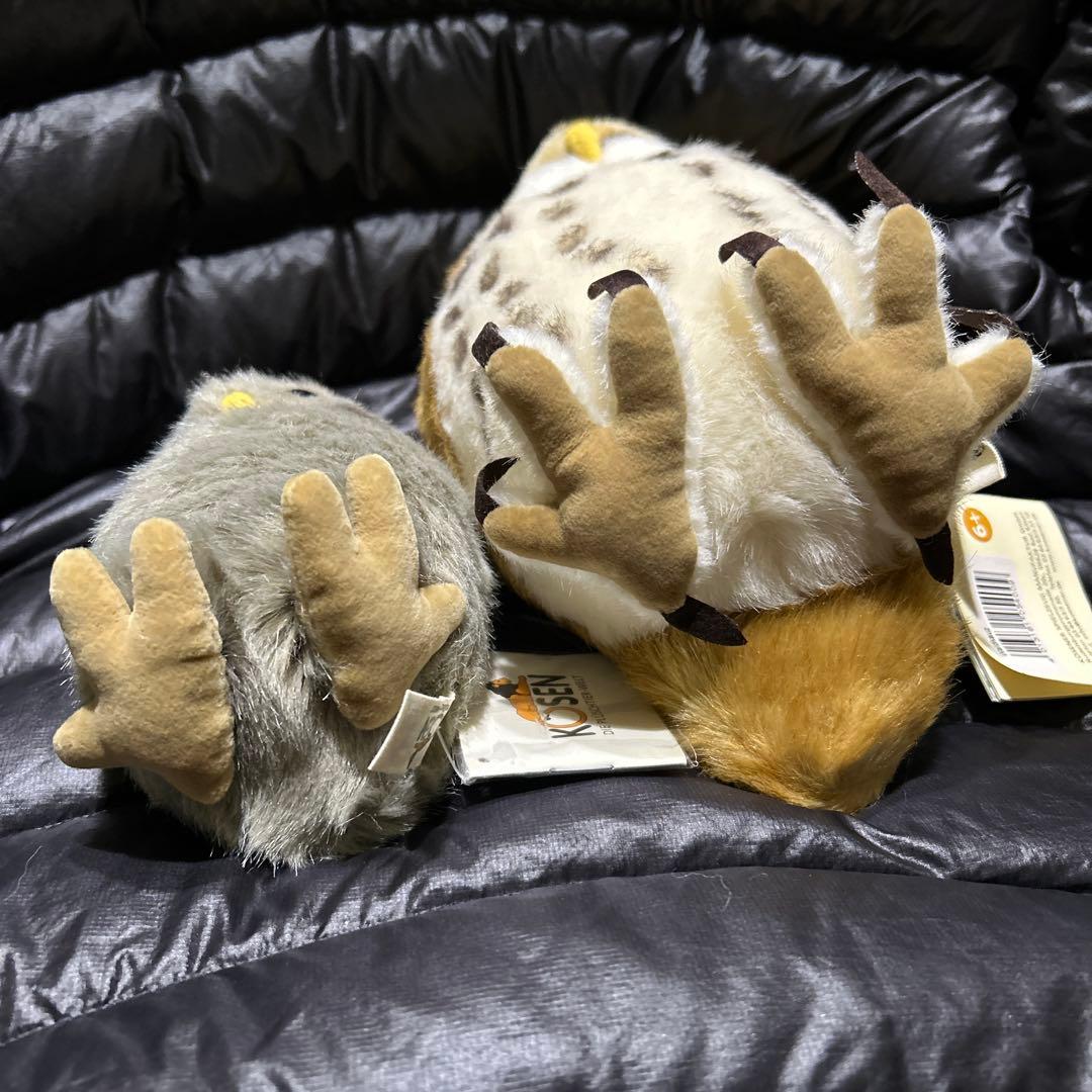 KOSEN ぬいぐるみ　モリフクロウ　親子　タグ付き❣️