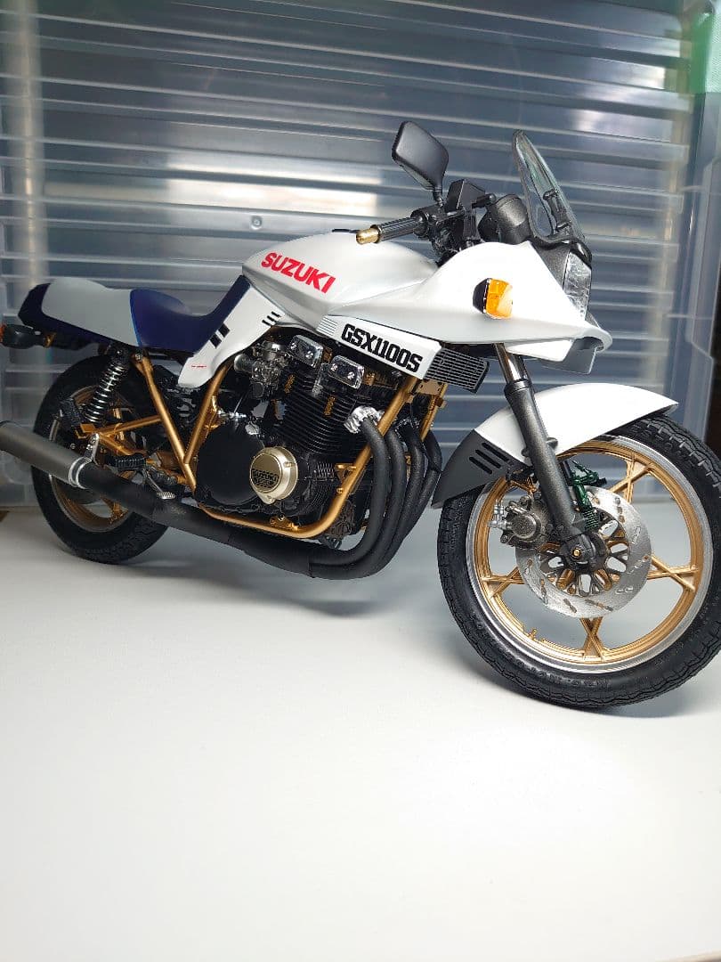 タミヤ1/6スズキGSX1100Sカタナ【完成品】カスタム - メルカリ