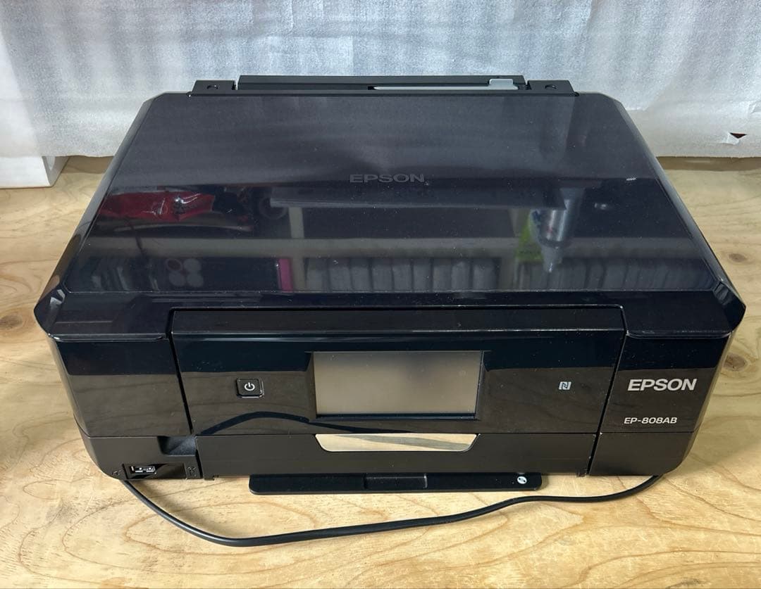 EPSON EP-808AB ブラック インクジェットプリンタ - メルカリ