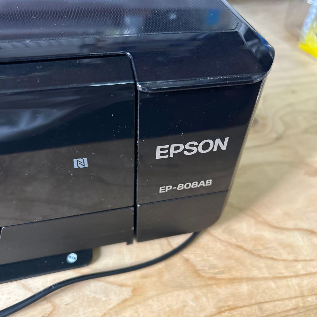 EPSON EP-808AB ブラック インクジェットプリンタ - メルカリ