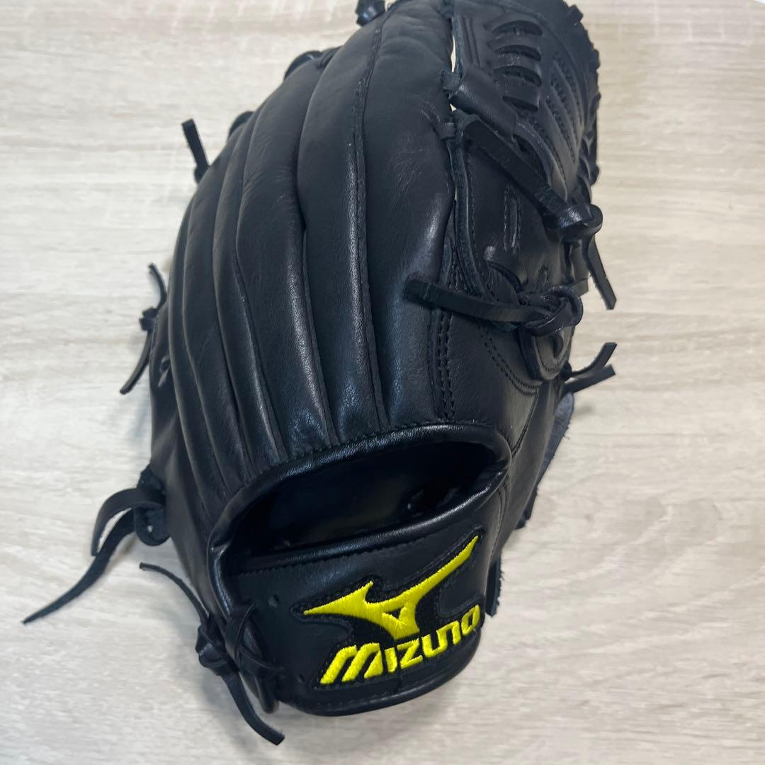 Mizuno プロモデルブラック 軟式グローブ Mizuno Pro ミズノプロ 軟式グローブ 内野手用 右投 ヤマスポ