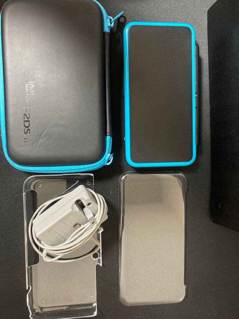 良品】Newニンテンドー2DS LL ターコイズブラック 動作良好 本体