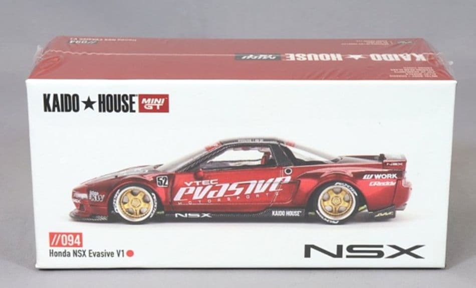 MINI GT x 街道はうす 1/64 ホンダ NSX エヴァーシブ V1 赤 - メルカリ