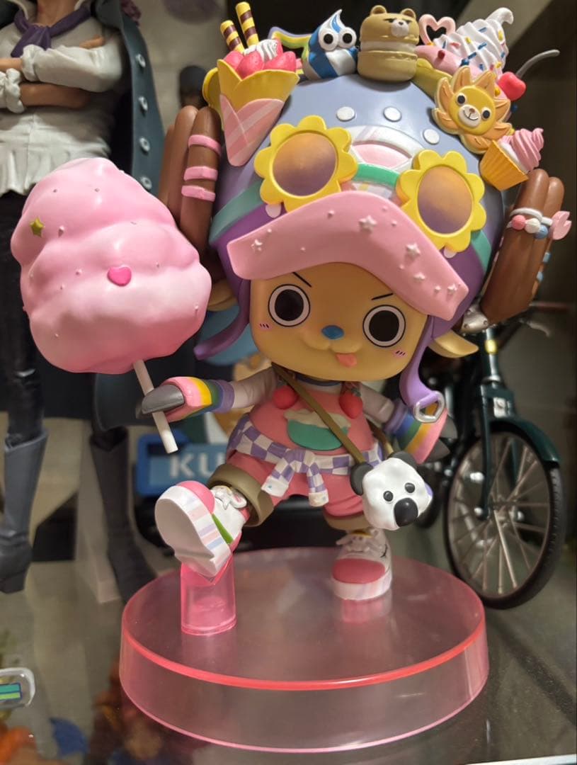ワンピース フィギュア コットンキャンディ　チョッパー　原宿　箱付き