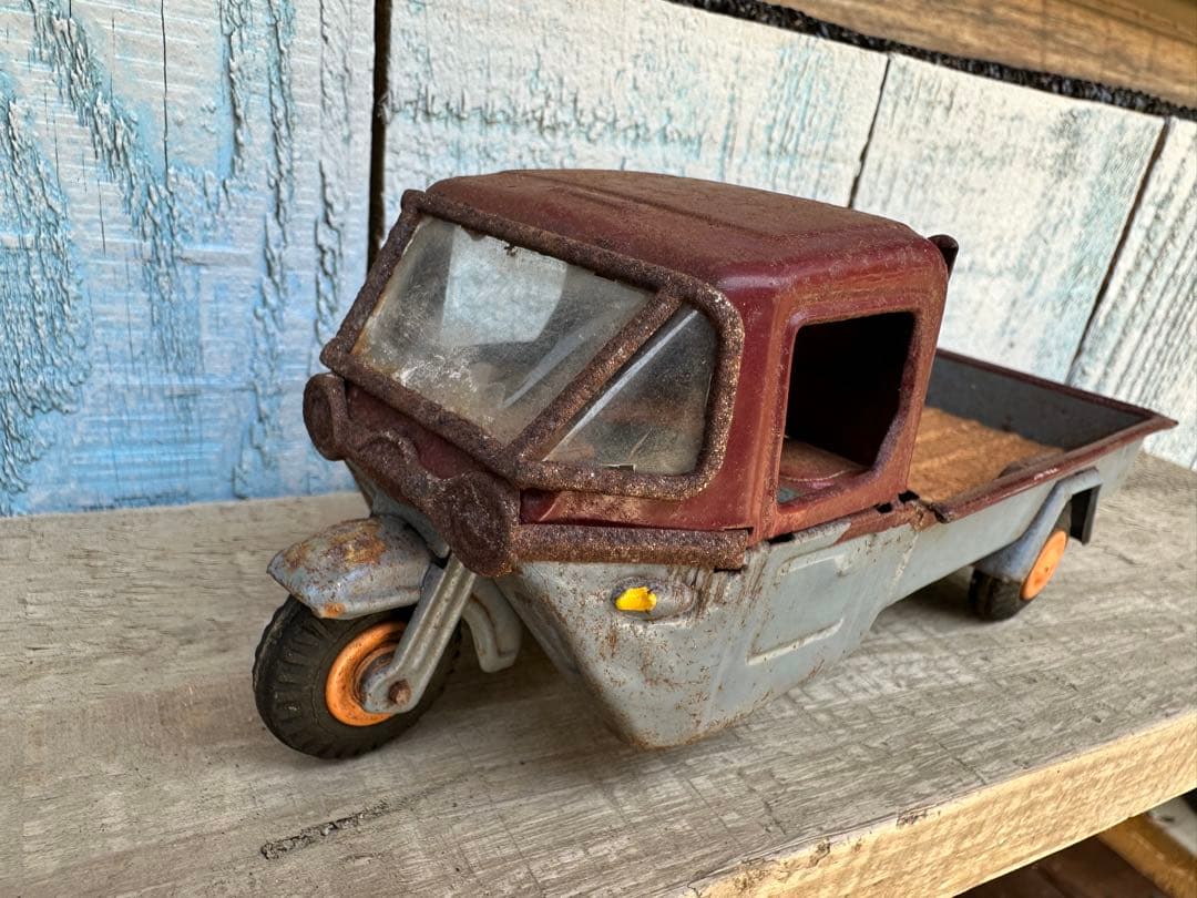 昭和レトロ　ブリキ　オート三輪　マツダ Yahoo!オークション -「マツダ三輪」(ブリキ) (ビンテージ)の落札相場