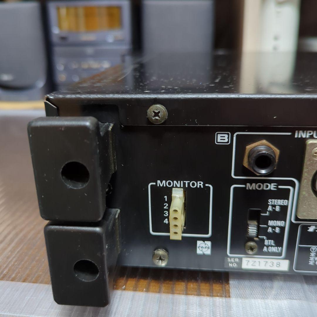 希少 昭和レトロ商品）ナショナル 2チャンネルパワーアンプ WP-9110