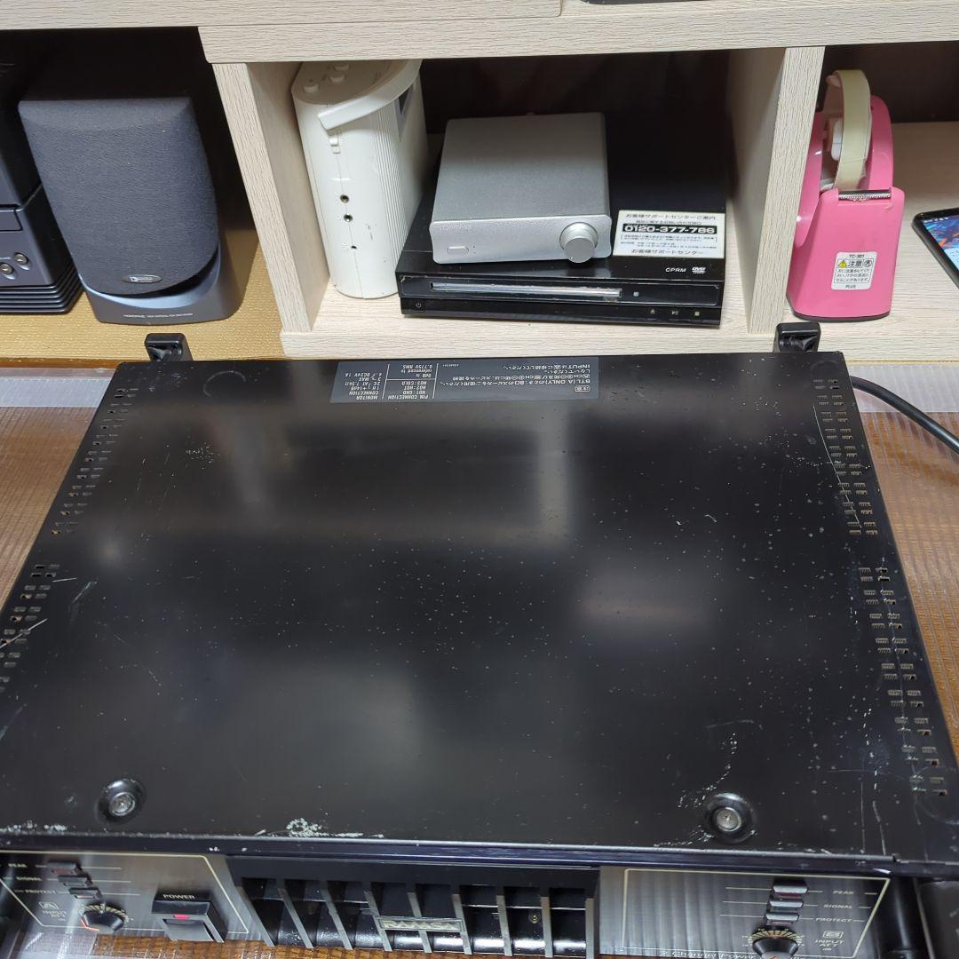 希少 昭和レトロ商品）ナショナル 2チャンネルパワーアンプ WP-9110