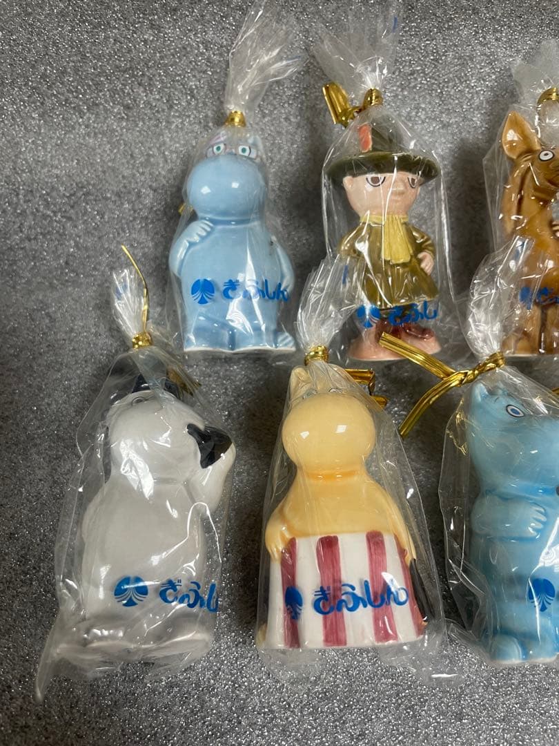 非売品 ムーミン 陶器製 フィギュア 全9種 セット 未開封 置物 置き物