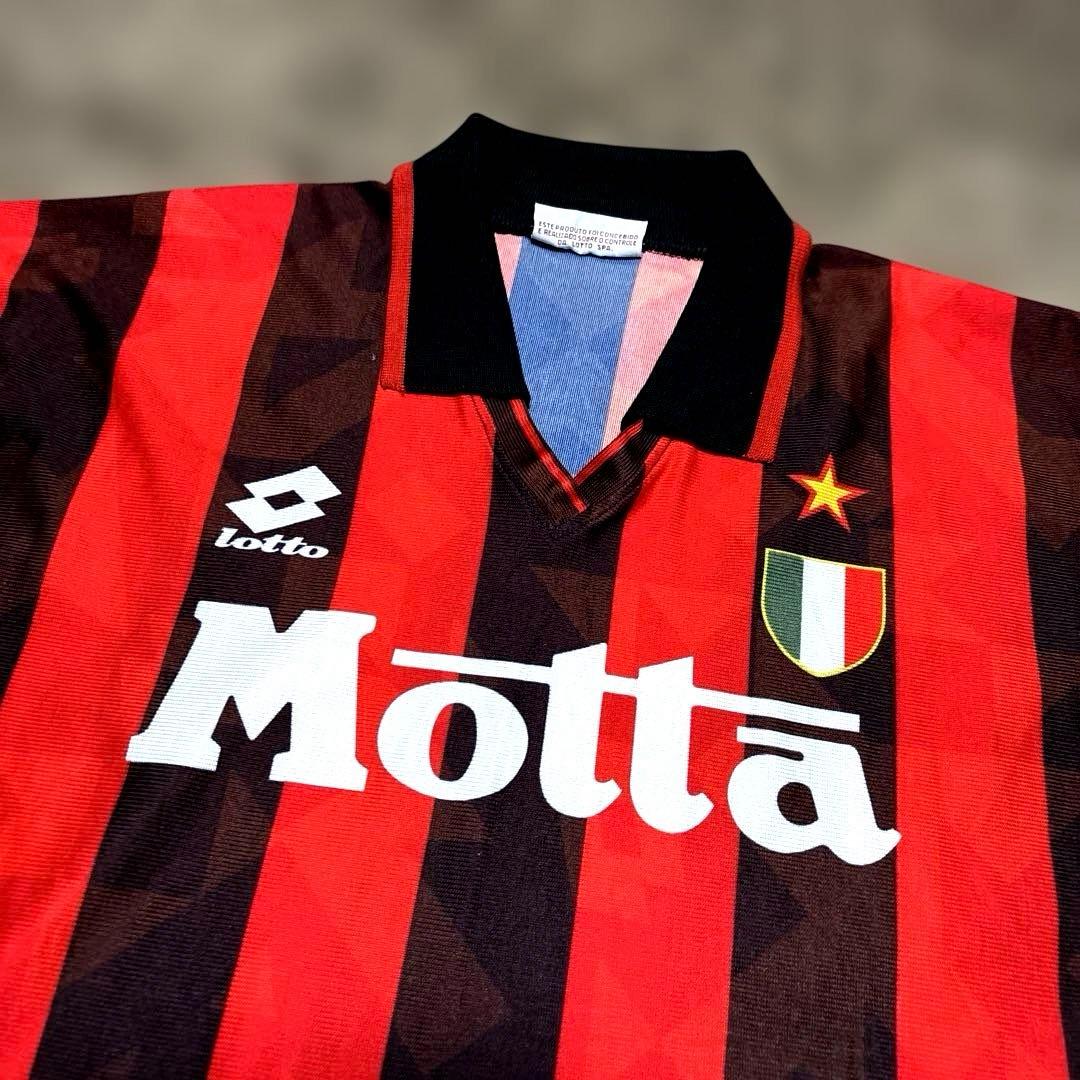 激レア】ACミラン ロット ホームユニフォーム 1993-1994 lotto - メルカリ