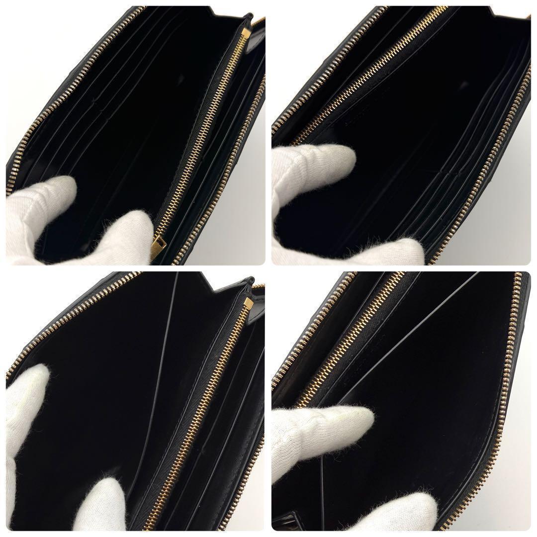 現行品】ボッテガヴェネタ カセット 長財布 マキシイントレ 黒