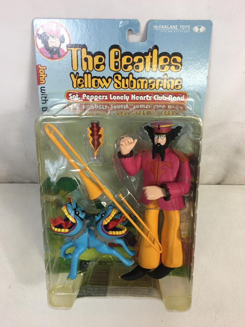☆未開封 ビートルズ イエローサブマリン フィギュア ４体セット マクファーレン