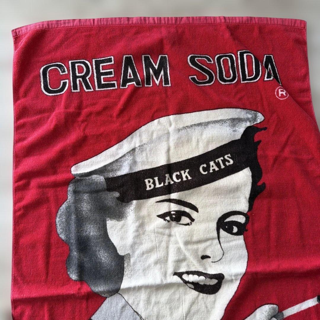 クリームソーダ　ビーチタオル　バスタオル　大判