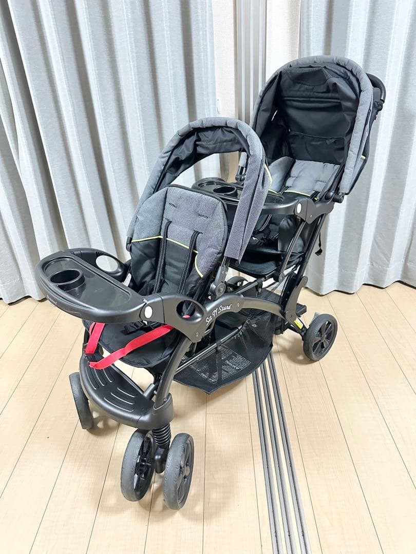【きいろ】BabyTrend シットアンドスタンド 2人乗り ベビーカー 楽天市場】2人乗りベビーカー 日本育児 BabyTrend シット＆スタンド