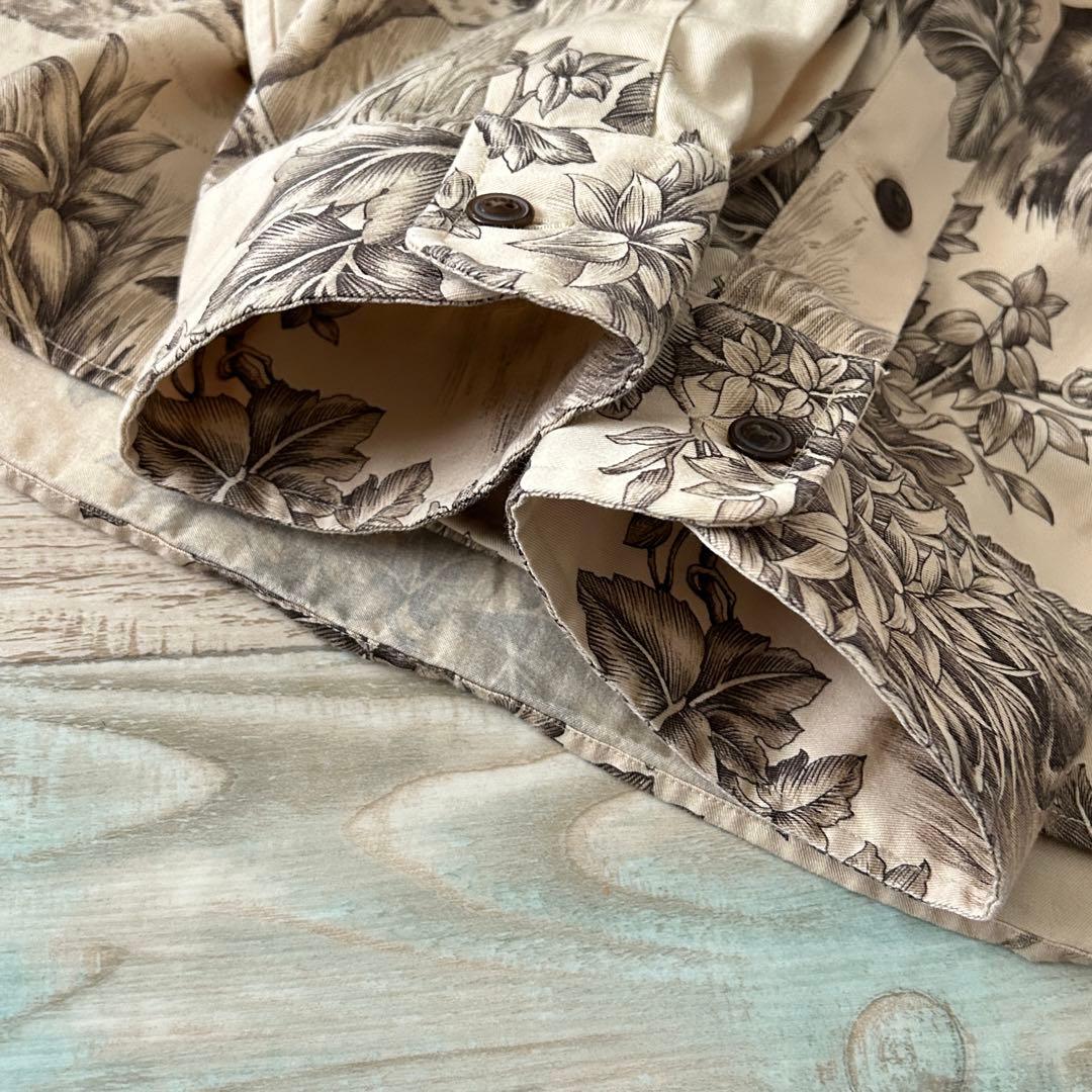 90s ラルフローレン MARLOWE 柄シャツ ハンティング 犬柄 L - メルカリ