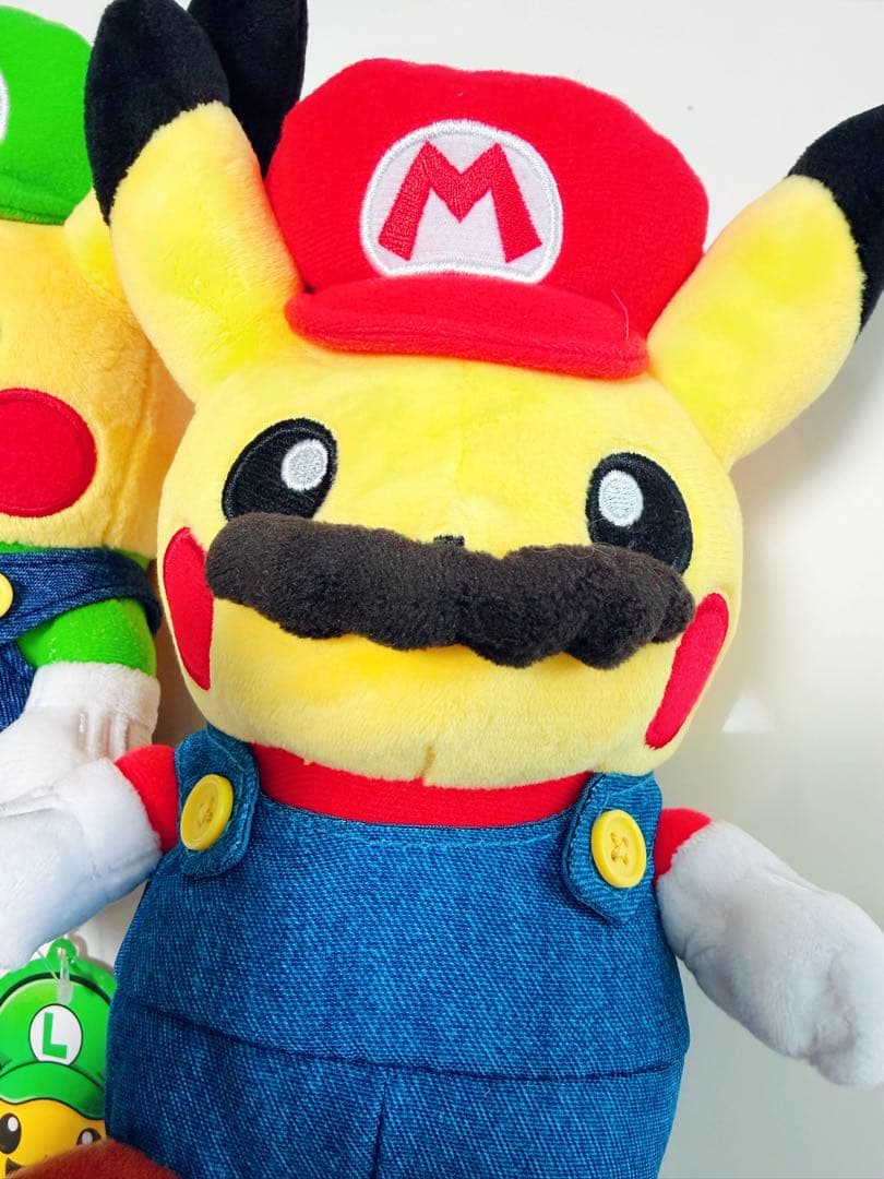 マリオピカチュウ ルイージピカチュウ ぬいぐるみ ポケモン - メルカリ