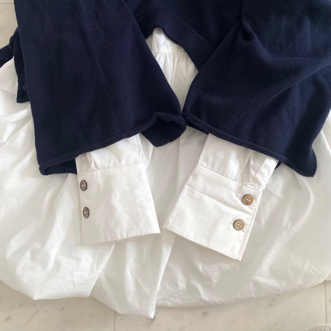 美品 エンフォルド ENFOLDヌーベルファインレイヤードバルーンプル