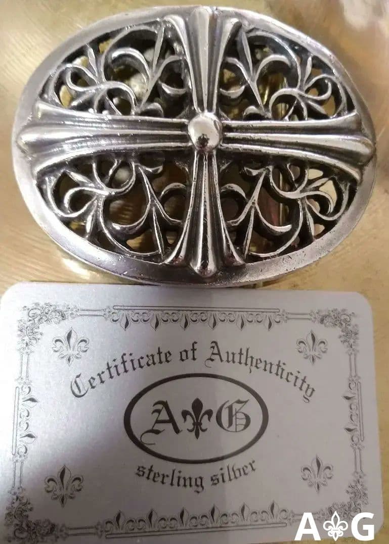 ✚A&G Oval Cross Belt Buckle✚廃盤希少モデル* - メルカリ