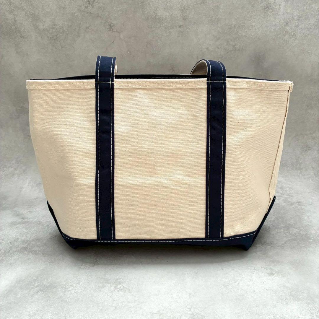 【極美品✨USA製】L.L.Bean ボートアンドトート ジップトップ ネイビー