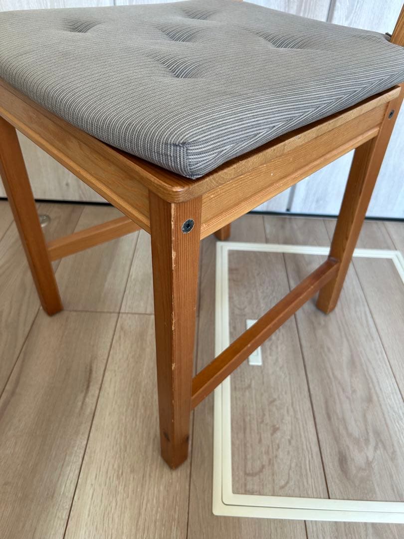 引き取り限定】イケアヨックモック JOKKMOKK ダイニングテーブル チェア