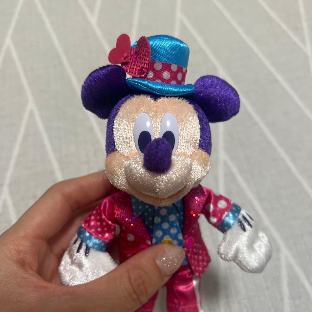 ディズニー パルパルーザ ミニー ミッキー ぬいぐるみバッジ ぬいば