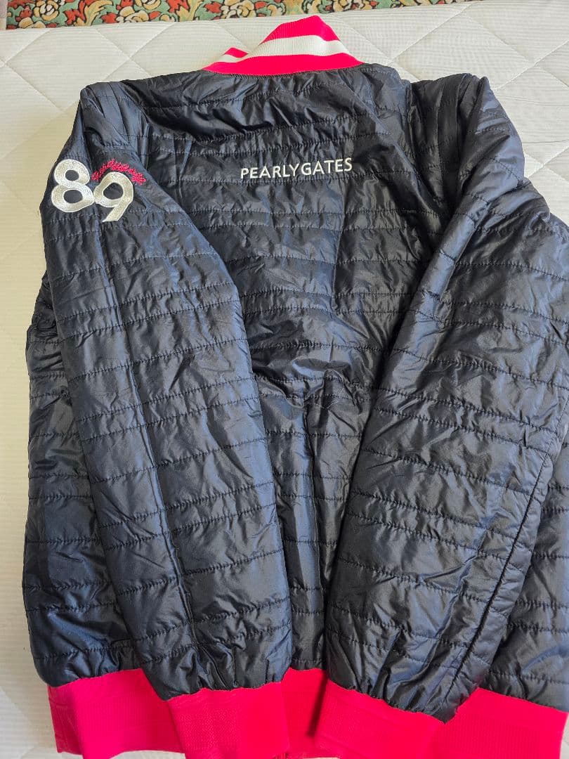 美品パーリーゲイツ中綿リバーシブルブルゾン4 - メルカリ