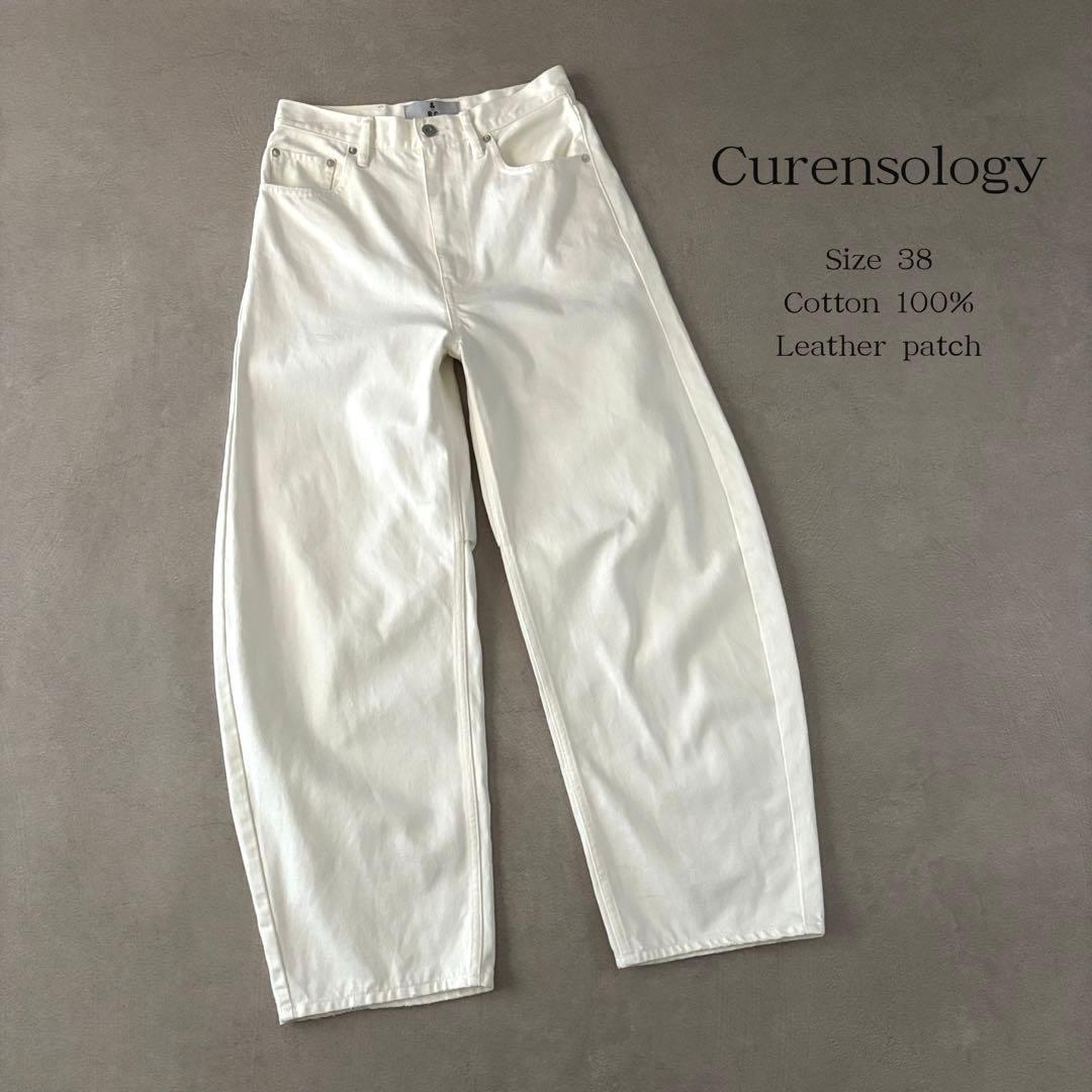 Curensology &RC カーヴィーデニムパンツ ホワイト 38 - メルカリ