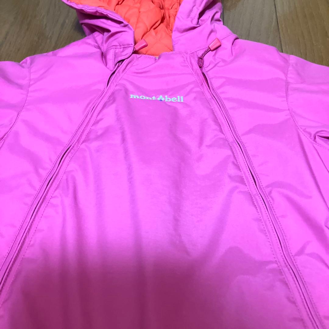mont-bell パウダーカバーオール ジャンプスーツ ピンク 80 - メルカリ