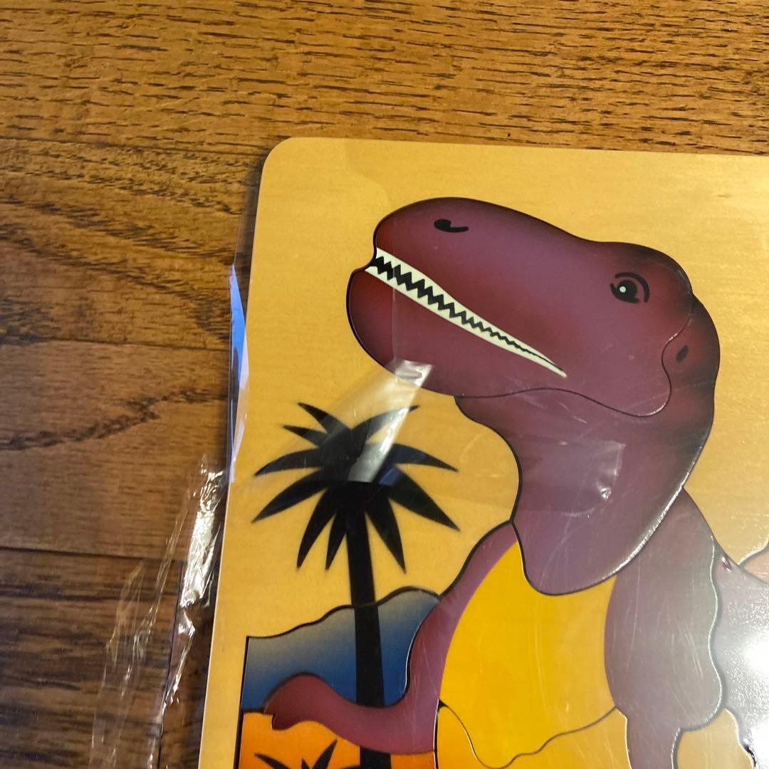 キッズプラザ大阪　ジグソーパズル　恐竜　木製