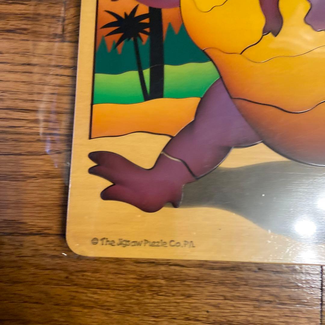 キッズプラザ大阪　ジグソーパズル　恐竜　木製