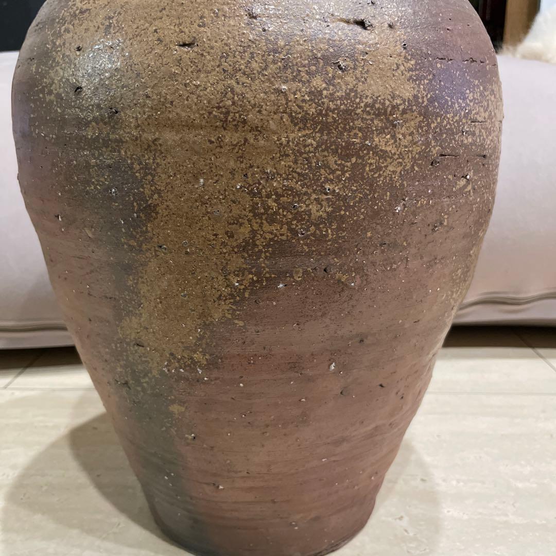 古備前 三耳壺 陶芸 アンティーク 備前焼 コレクション - メルカリ