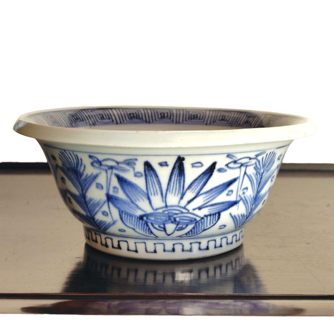 古伊万里 線描 染付 鉢 アンティーク レトロ 春 - メルカリ