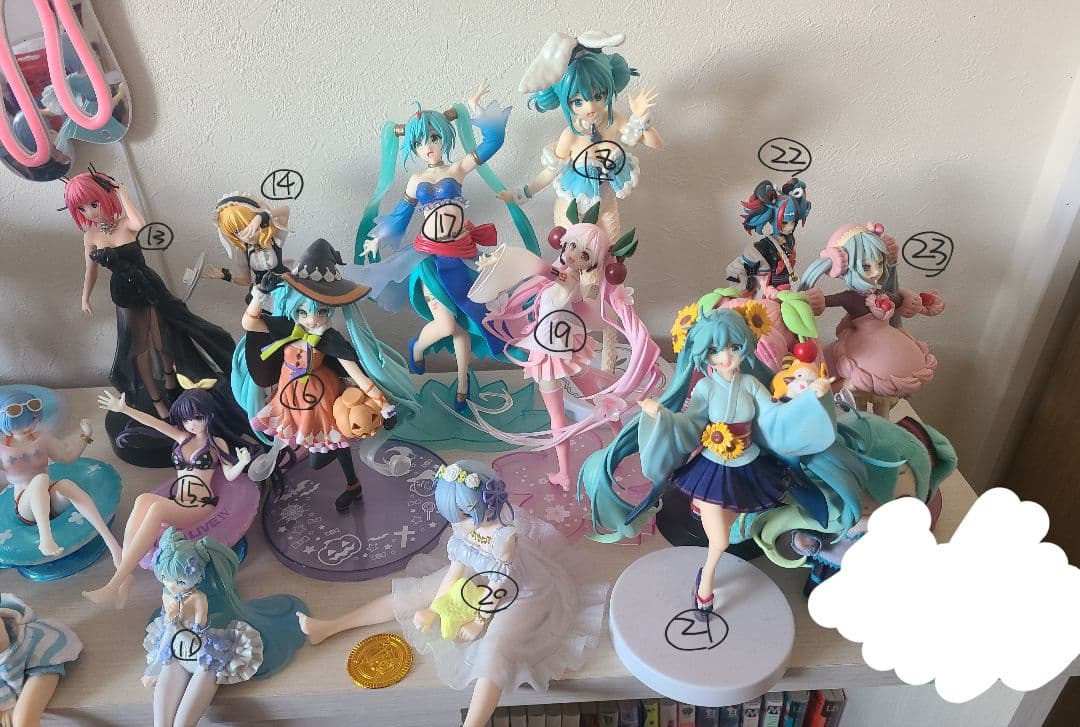 フィギュア レム 初音ミク 中野二乃 シャロ