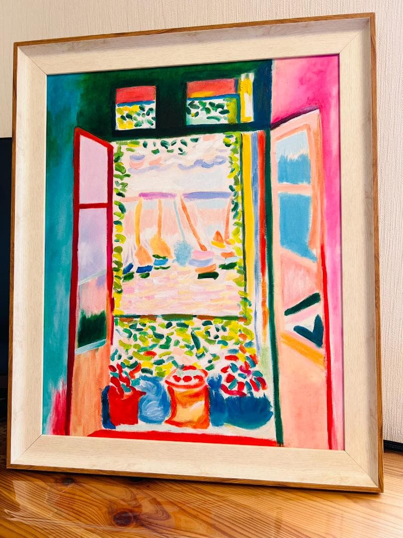 アンリ・マティス 油絵　世界名画 カラフル アート 油絵 原画 油彩画　模写