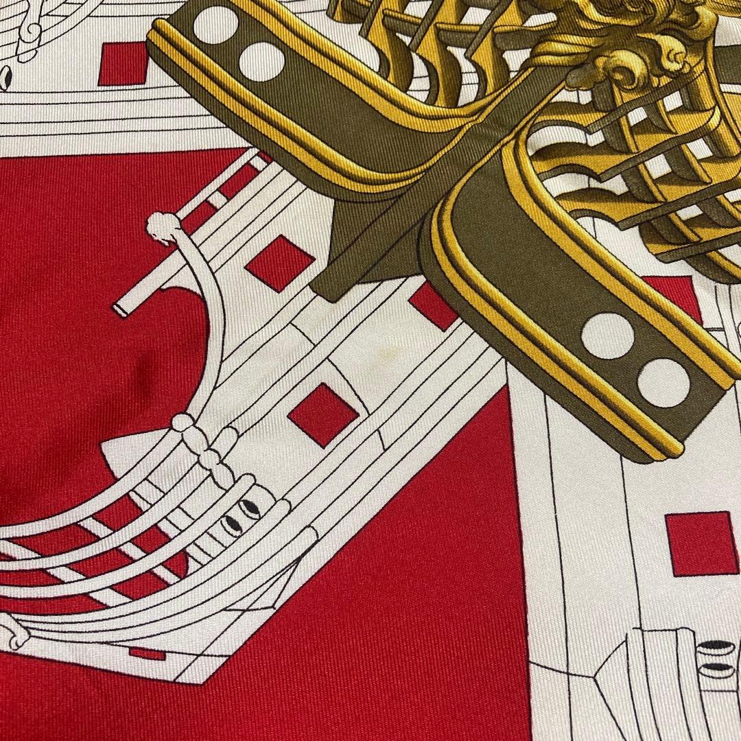 HERMES エルメス スカーフカレ90 ☆PROUES 船首像 - メルカリ