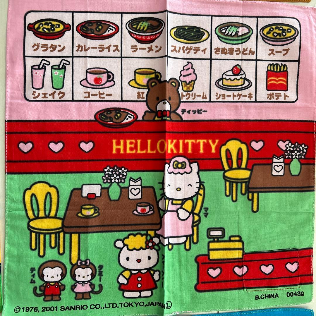 平成レトロ　レア！希少！ハローキティ ハンカチセット 2001年製　新品未使用
