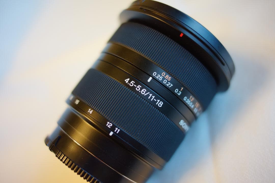 未使用 保証付き ソニーDT 11-18mm F4.5-5.6 SAL1118