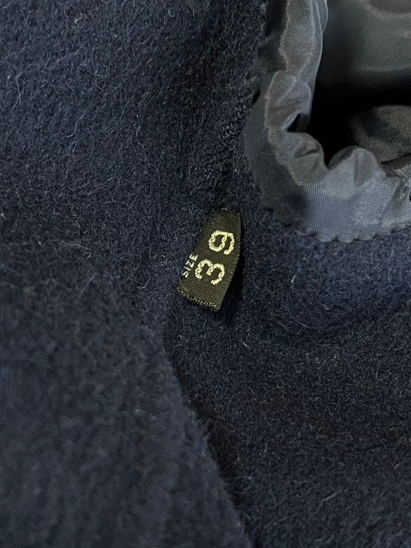 AGNONA カシミヤ100% ステンカラーコート ロイヤルブルー - メルカリ