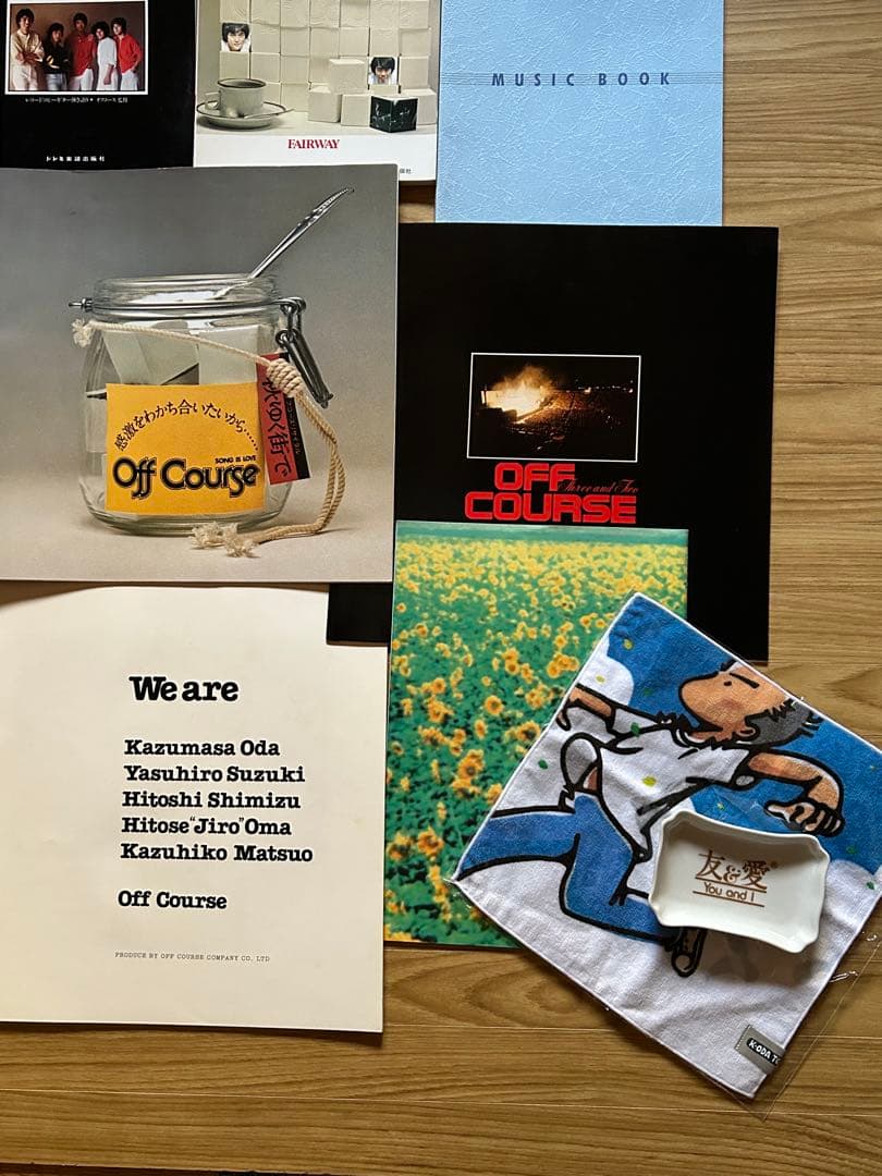 オフコース書籍　写真集　楽譜セット　おまけ付