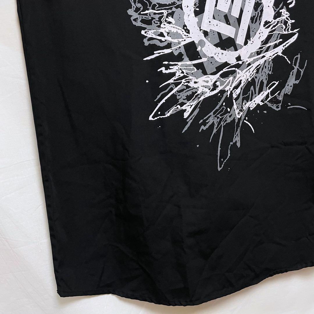 【激レア】B'z 稲葉浩志 半袖シャツ ビーズ CREWプリント 黒ブラック L