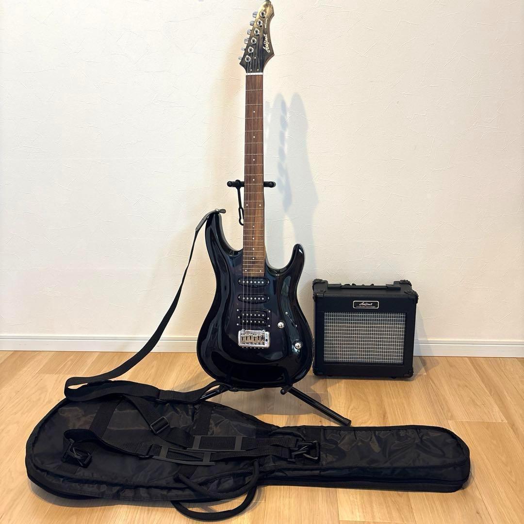 AriaPro Ⅱ アリアプロ2 MACシリーズ エレキギター AriaProII アリアプロ2 MAC-STD エレキギター初心者14点セット充電式