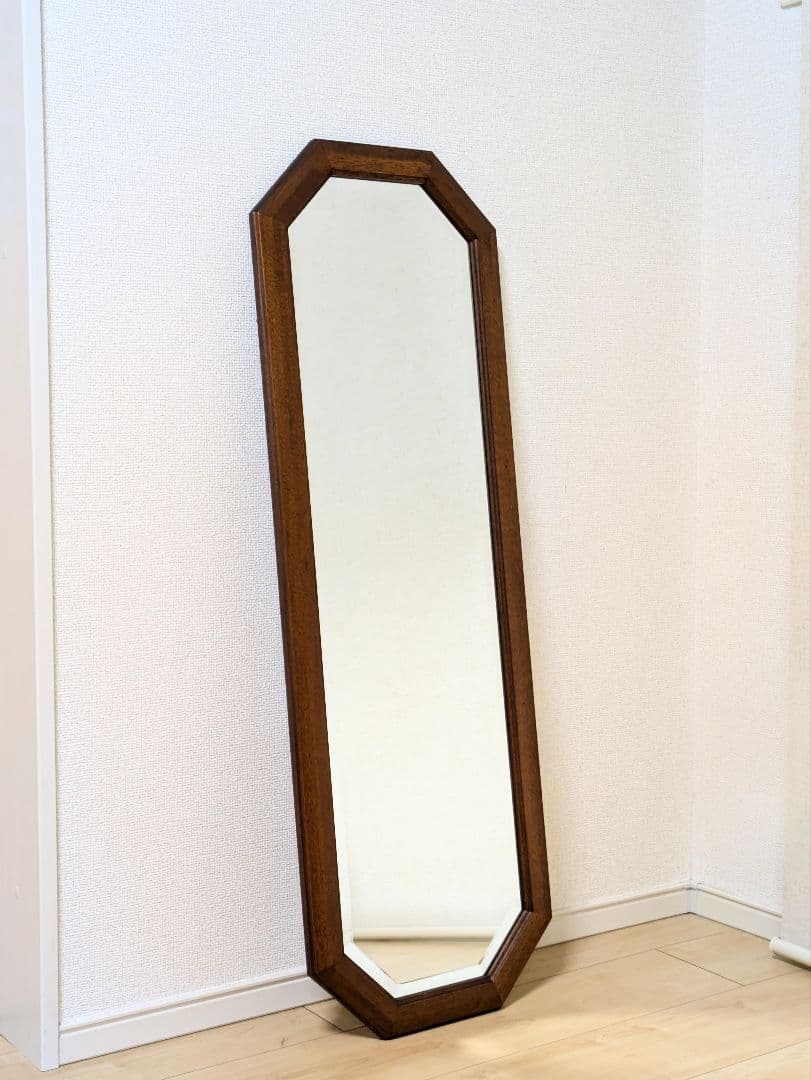 廃番 マルニ ヴィンテージ 地中海 八角 ウォールミラー 姿見 鏡 洋館 レトロ 楽天市場】【スーパーセール価格】 鏡 壁掛け ヴィンテージ 八角ミラー