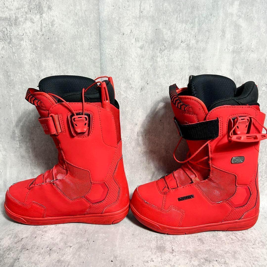 ディーラックス ID スノーボード ブーツ 23.5cm レディース スノボ 赤
