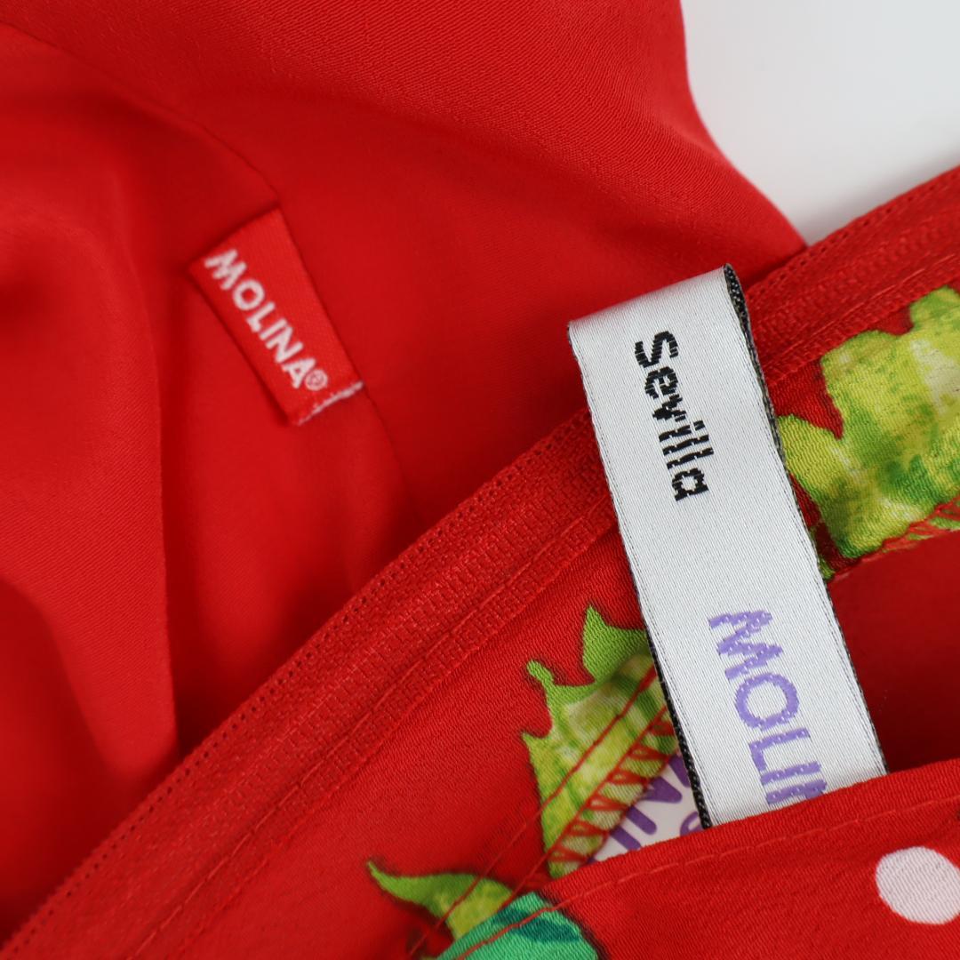 美品フラメンコ衣装】MOLINA Sevilla モリーナ ブラウス ファルダ