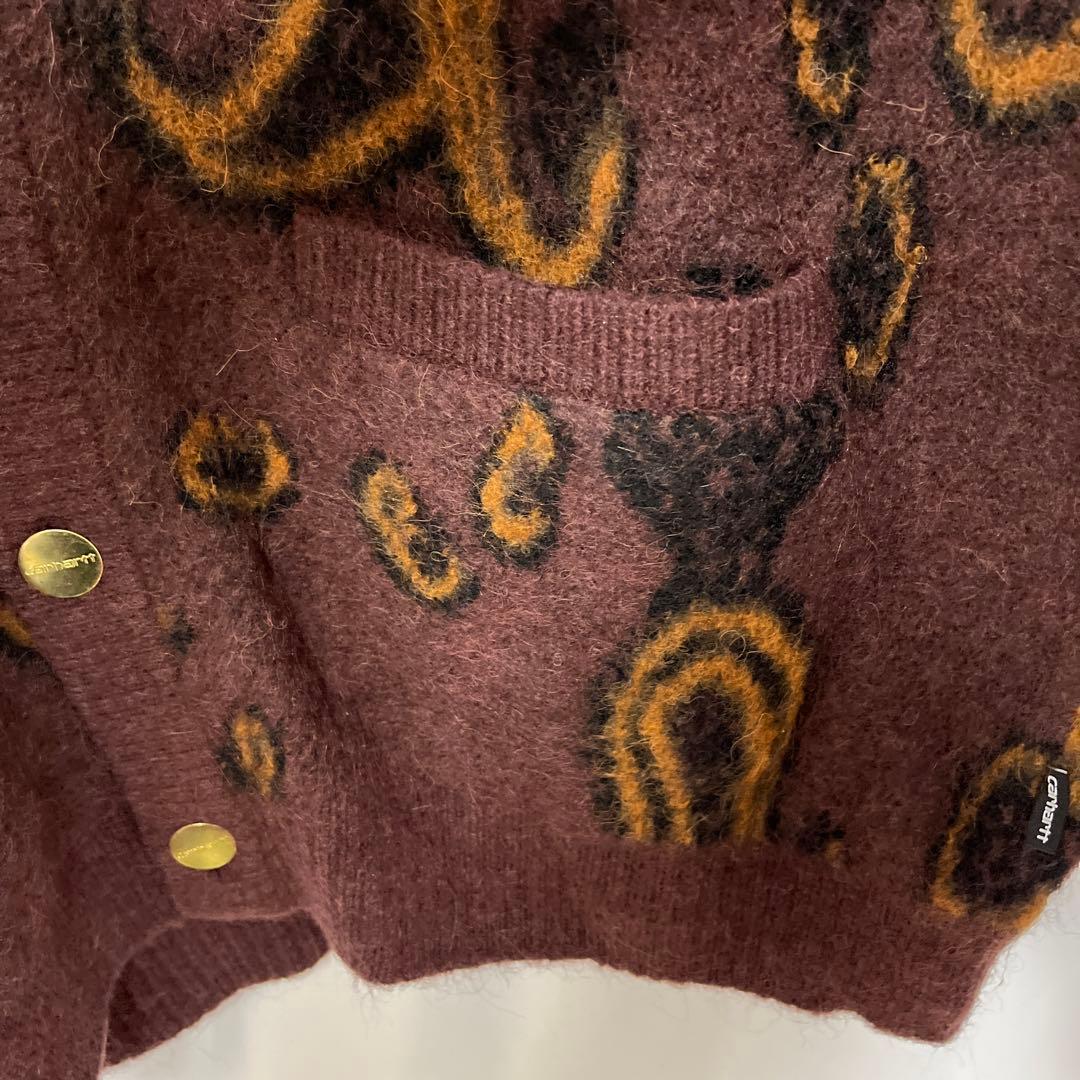 carhartt WIP MEDFORD CARDIGAN ペイズリー柄 ニット - メルカリ