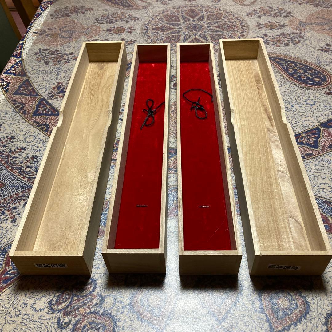 ①筆箱・掛軸箱・　２セット