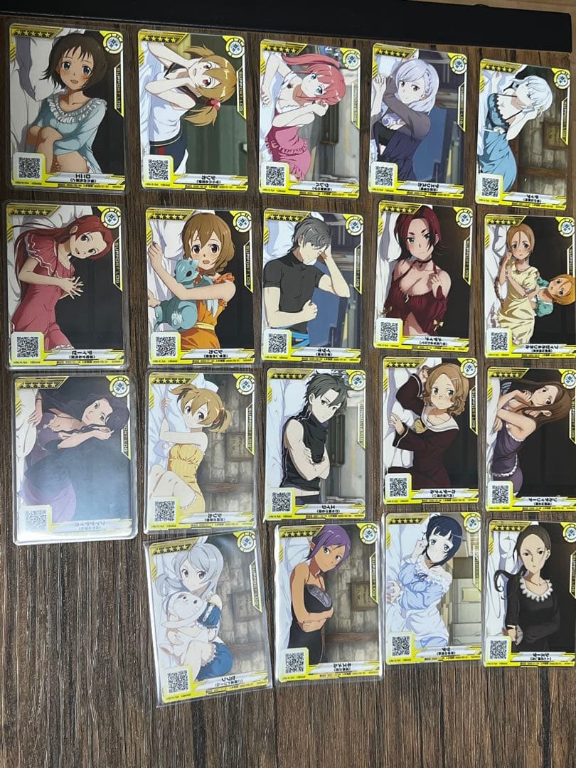 ソードアート・オンラインアーケード　SAOAC 添い寝カードまとめ売り　45枚