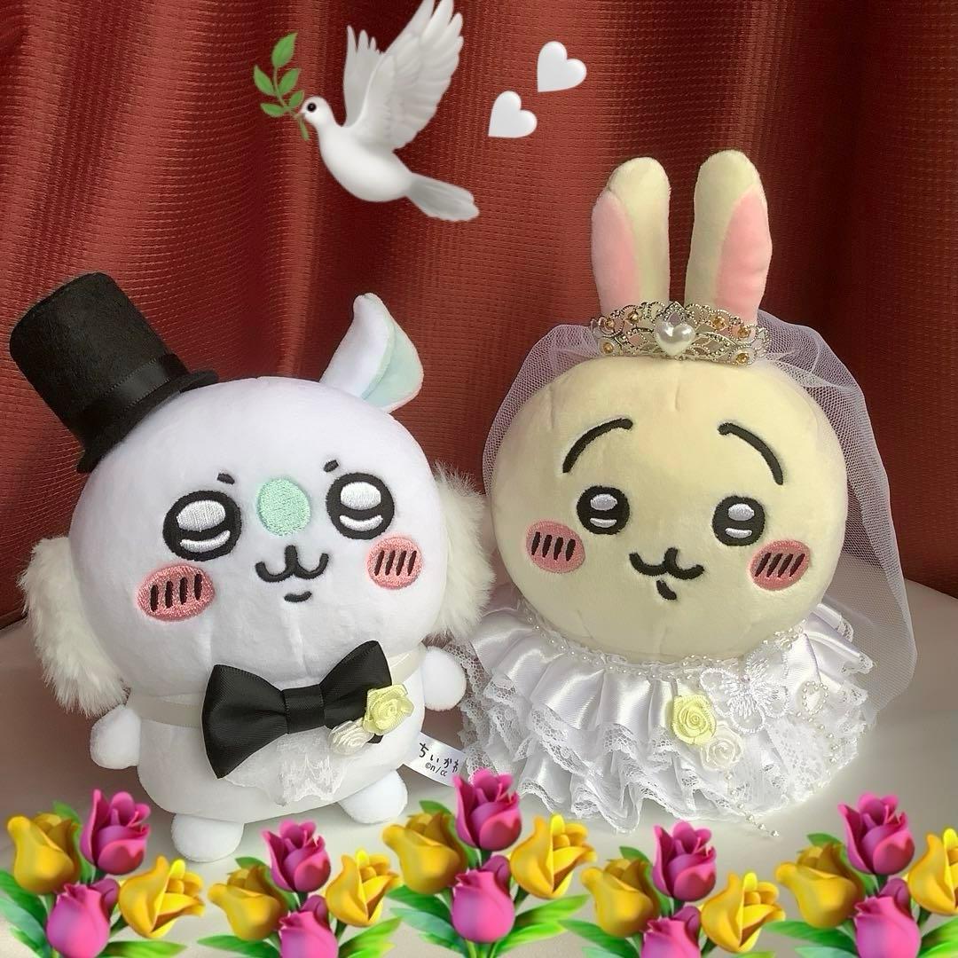 ちいかわ ウェディング コスチューム ぽてたまぬいぐるみ ウェルカム