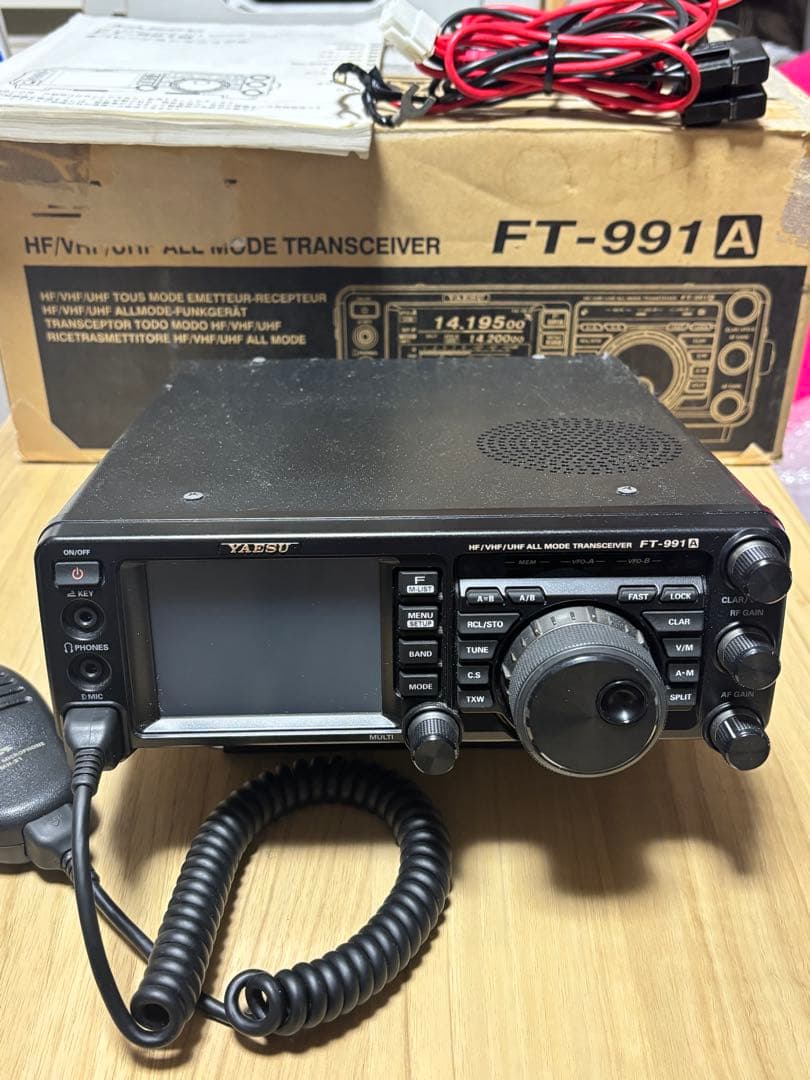 トランシーバー YAESU FT991A FT-991AシリーズとPZ-991EBのセット YAESU HF/VHF/UHF（1.8MHz帯